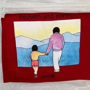 *NWT* Supreme “Heaven and Earth” Tee (Red)